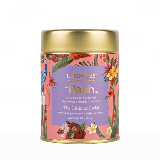 Light Up Flash Facial and Body Powder Wash
